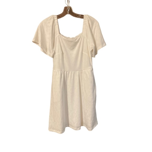 NWT Market & Spruce White Eyelet Dress size SP - Picture 3 of 10